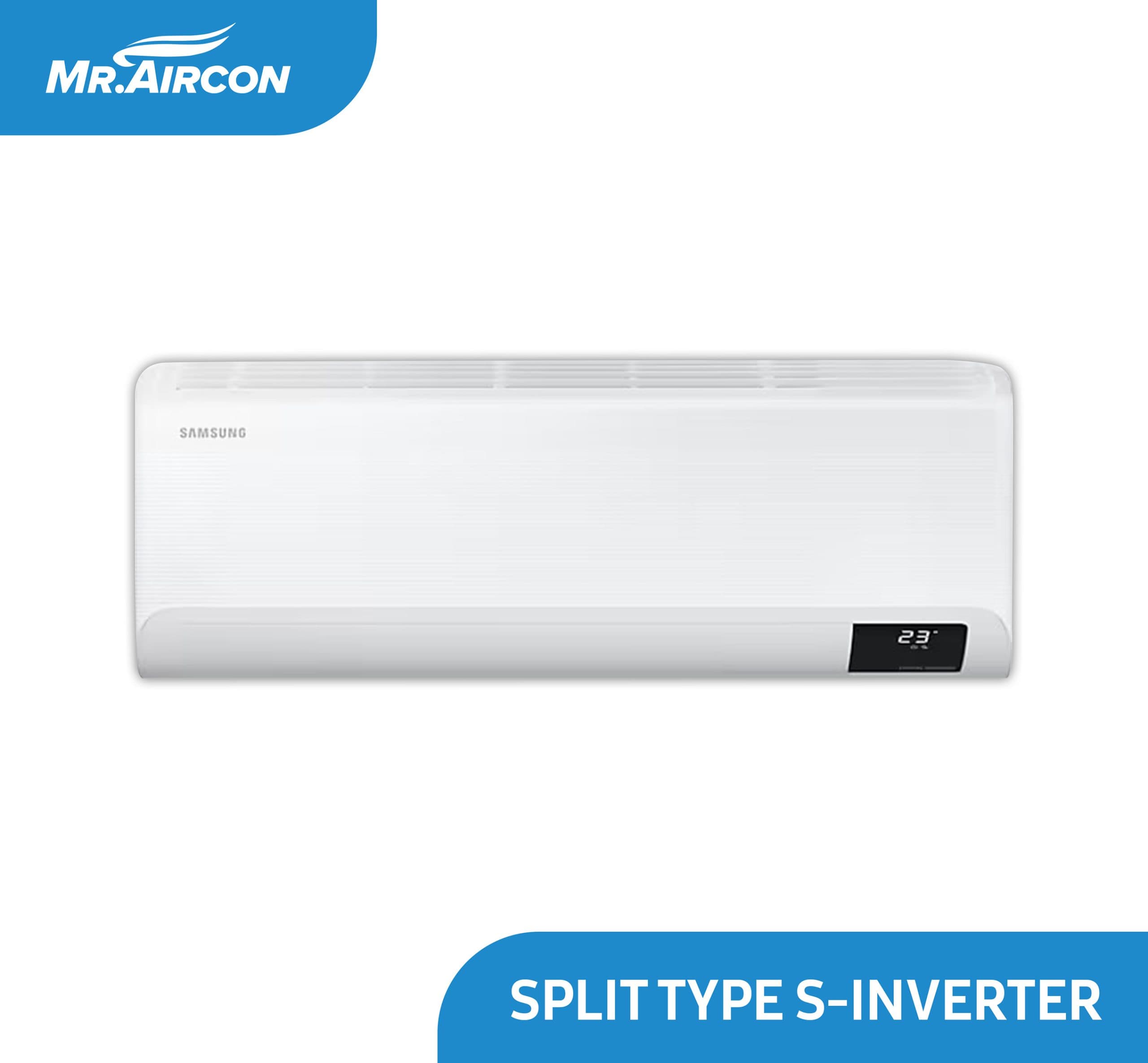 Samsung Split WindFree Bespoke Black Inverter 1.5HP Wall Mount Aircon