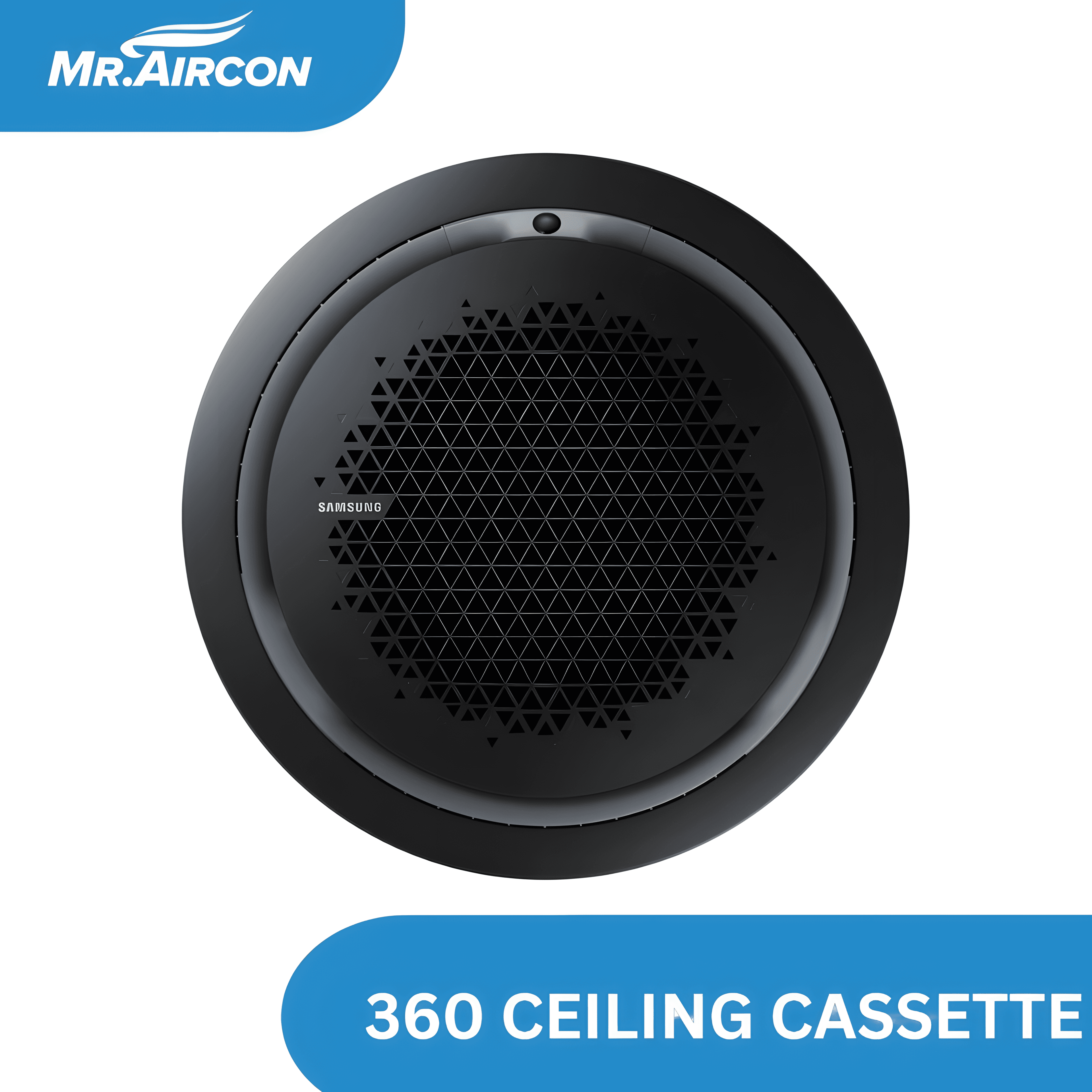 Samsung 360 Cassette 2.5HP Black Round Panel